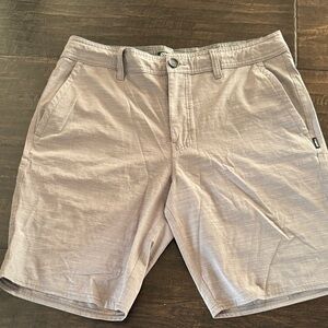 O'Neill Men's Light Taupe Flat Front Shorts